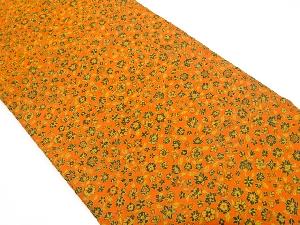 未使用品　萬葉製　花模様織り出し　名古屋帯